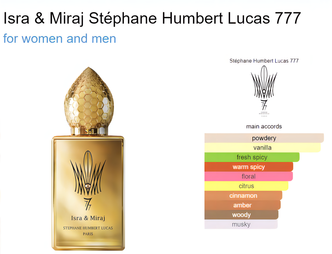 Isra &amp; Miraj Stéphane Humbert Lucas 777 50ml- Tuxedo.no - Nettbutikk - On Demand Barbers Oslo Norway