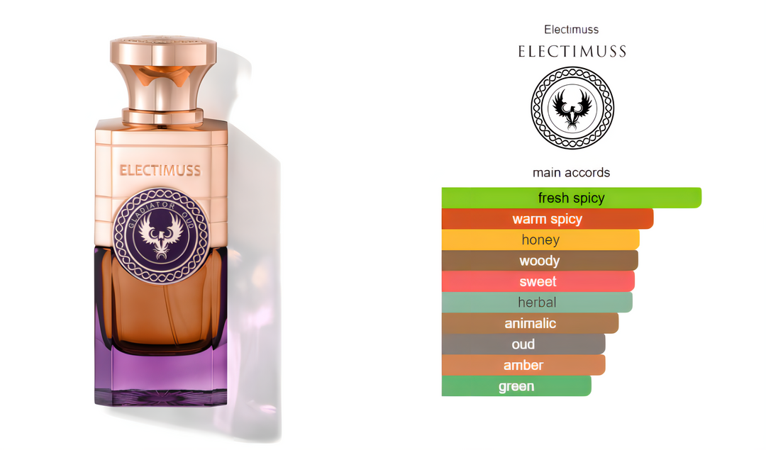 Gladiator Oud Electimuss London Extrait de Parfum Duftprøve 2ml- Tuxedo.no - Nettbutikk - On Demand Barbers Oslo Norway