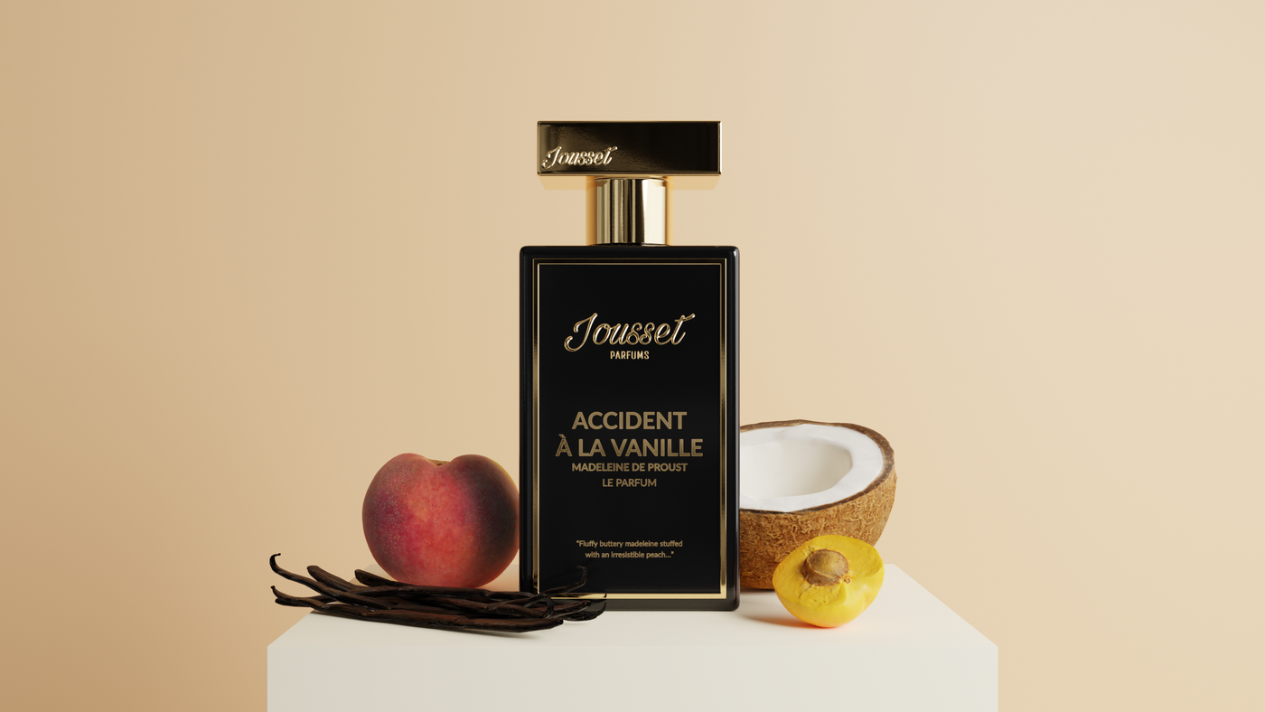 Accident À La Vanille Madeleine de Proust Jousset Parfums Extrait De Parfum