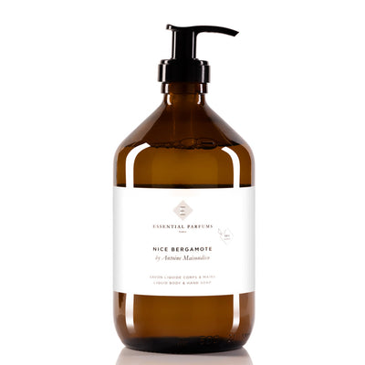 Nice Bergamote Hånd og Kroppssåpe Essential Parfums 500ml