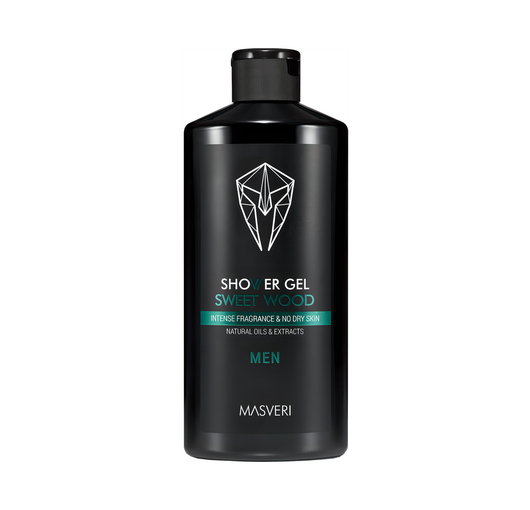 Masveri Dusjsåpe- Sweet Wood 300 ml- Tuxedo.no - Nettbutikk - On Demand Barbers Oslo Norway