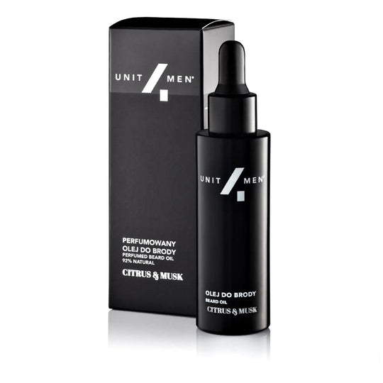 Unit4Men Skjeggolje Sitrus&amp;Musk 30ml- Tuxedo.no - Nettbutikk - On Demand Barbers Oslo Norway