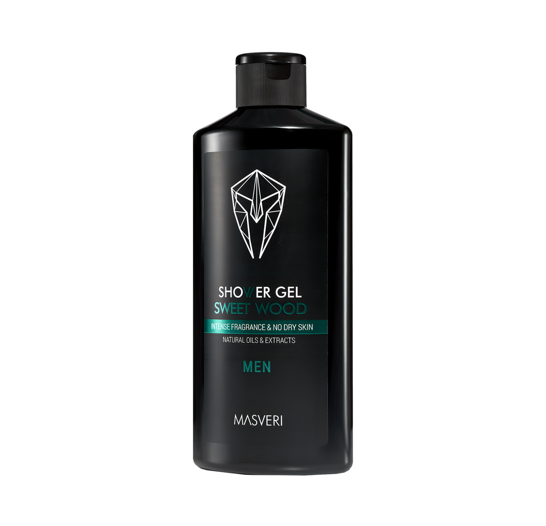 Masveri Dusjsåpe- Sweet Wood 300 ml- Tuxedo.no - Nettbutikk - On Demand Barbers Oslo Norway