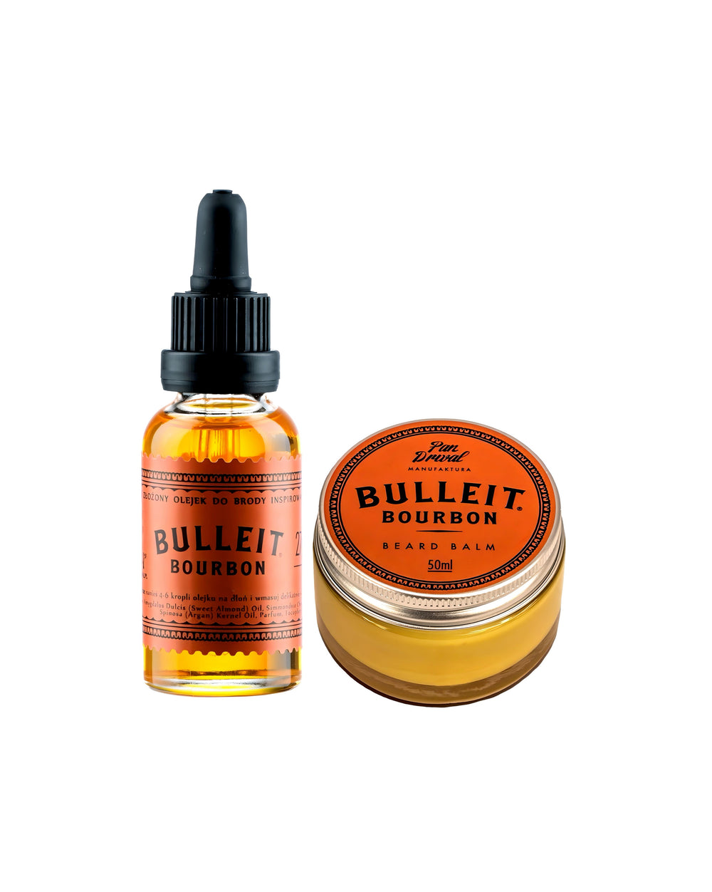 Pan Drwal x Bulleit Bourbon Skjeggsett- Tuxedo.no - Oslo Norway nettbutikk