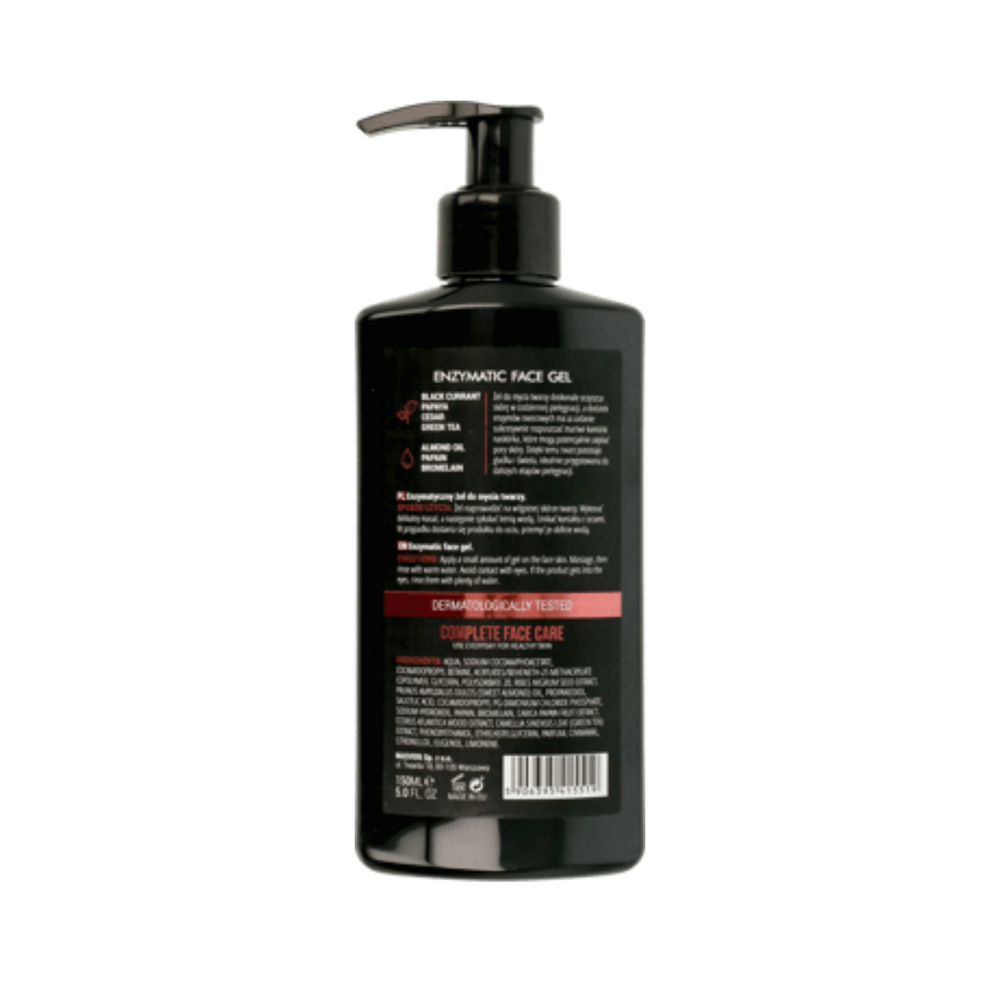 Masveri Enzym Ansiktsvaskegel 150 ml- Tuxedo.no - Nettbutikk - On Demand Barbers Oslo Norway