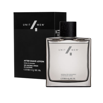 Unit4Men Aftershave Sitrus&Musk 100ml - Tuxedo.no - Nettbutikk Oslo Norway. On Demand Barbers