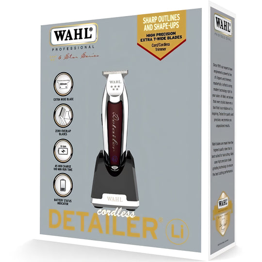 Wahl Detailer 5 Star Cordless Li Hårklipper &amp; Skjeggtrimmer Trådløs
