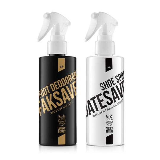 Angry Beards Føtter &amp; Sko Deodorant Saver Sett