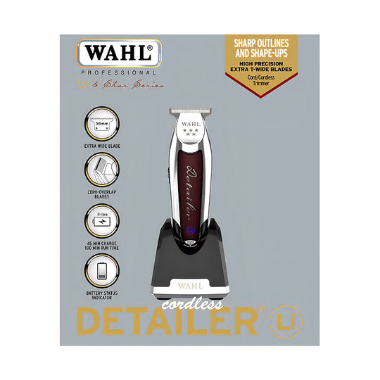 Wahl Detailer 5 Star Cordless Li Hårklipper &amp; Skjeggtrimmer Trådløs
