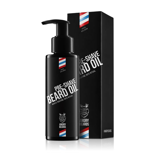 Angry Beards Jack Saloon Pre-Shave Oil Barberolje 100ml
