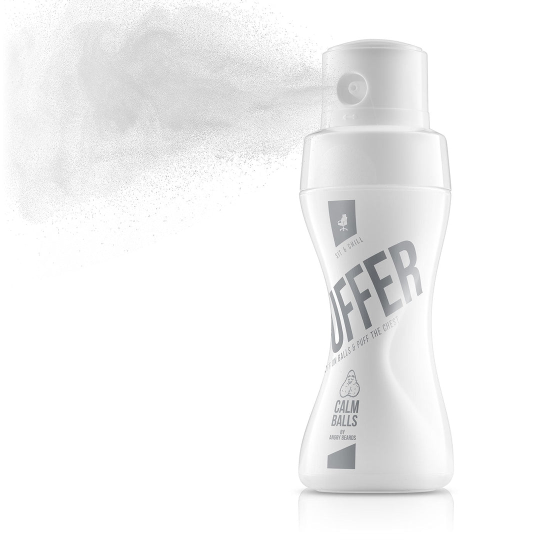 Angry Beards Pulver &amp; Deodorant for Baller Sett- Tuxedo.no - Nettbutikk - On Demand Barbers Oslo Norway