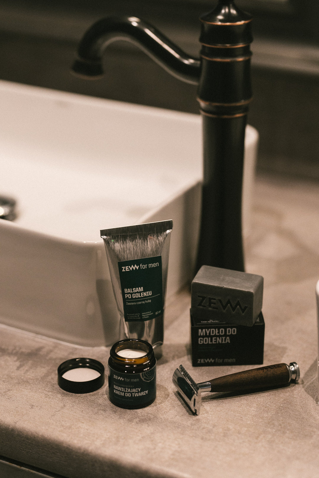 Zew For Men Barbersett Tre (Gavesett)