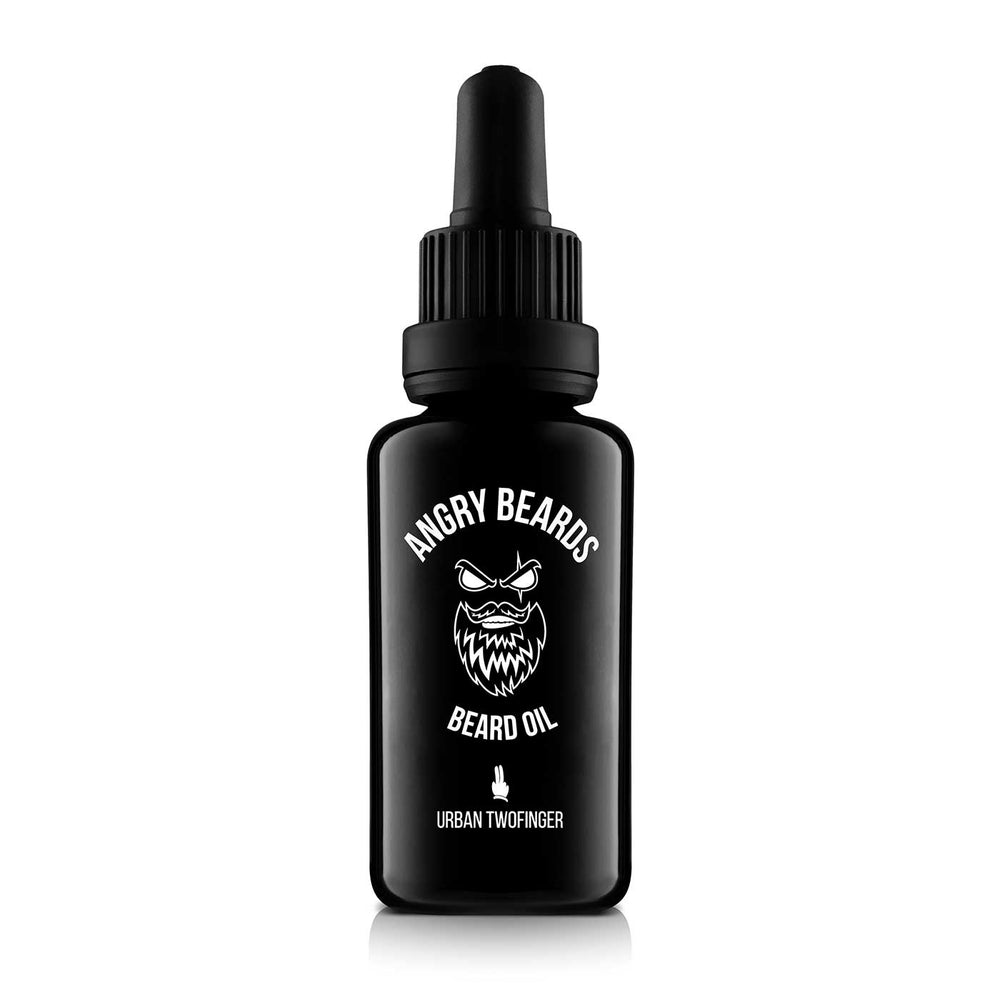 Angry Beards Skjeggolje Urban Twofinger 30 ml- Tuxedo.no - Nettbutikk - On Demand Barbers Oslo Norway