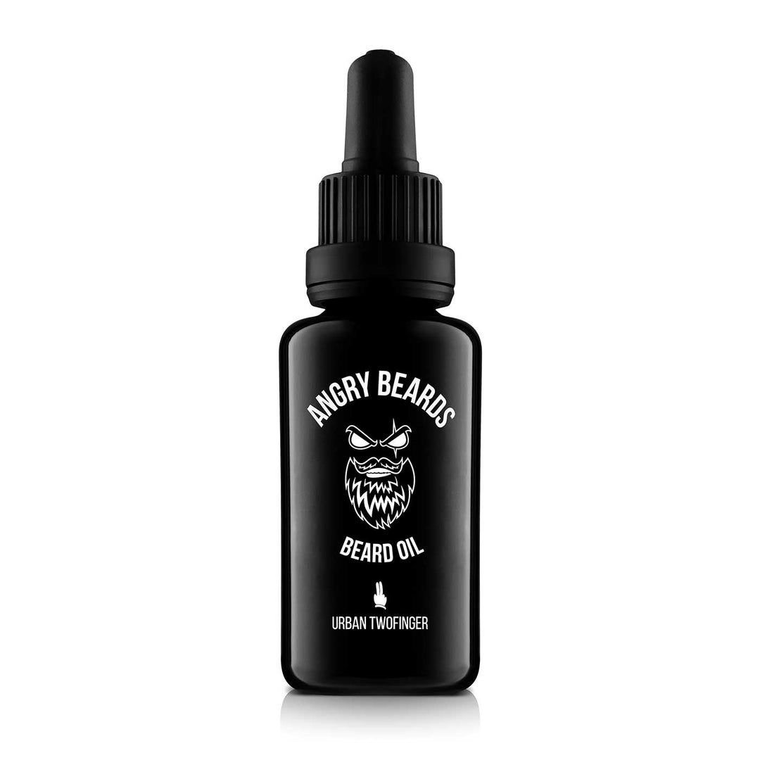 Angry Beards Skjeggolje Urban Twofinger 30 ml- Tuxedo.no - Nettbutikk - On Demand Barbers Oslo Norway