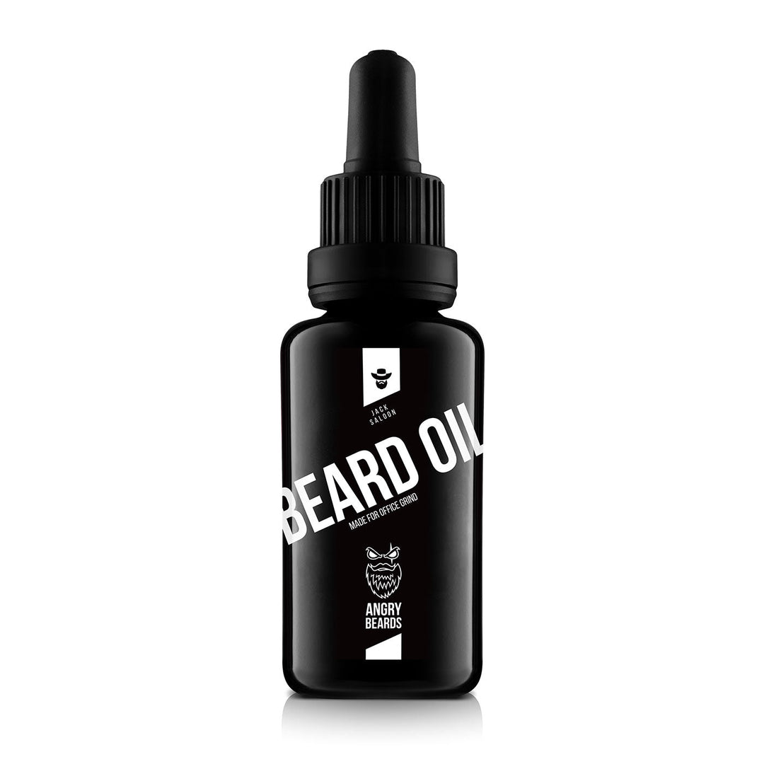 Angry Beards Skjeggolje Jack Saloon 30 ml- Tuxedo.no - Nettbutikk - On Demand Barbers Oslo Norway