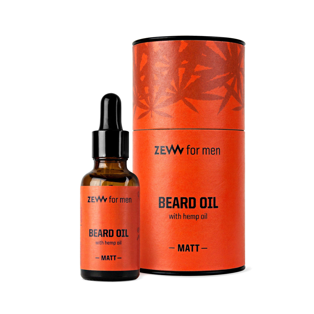Zew For Men Matt Hampolje, Sandeltre og Musk Skjeggolje 30ml - Tuxedo.no