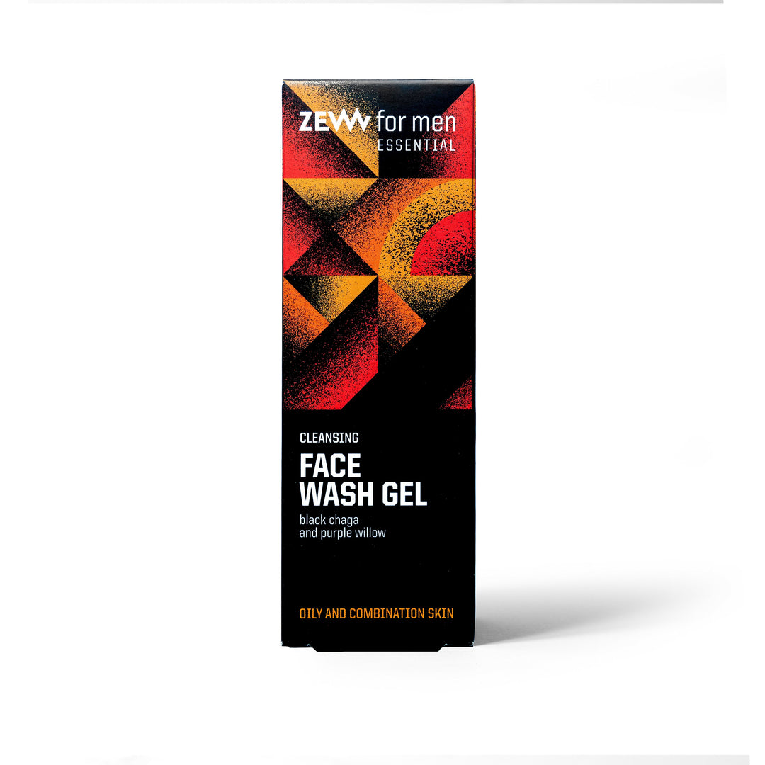 Zew For Men Rensende Ansiktsvask Gel / Fet Hud