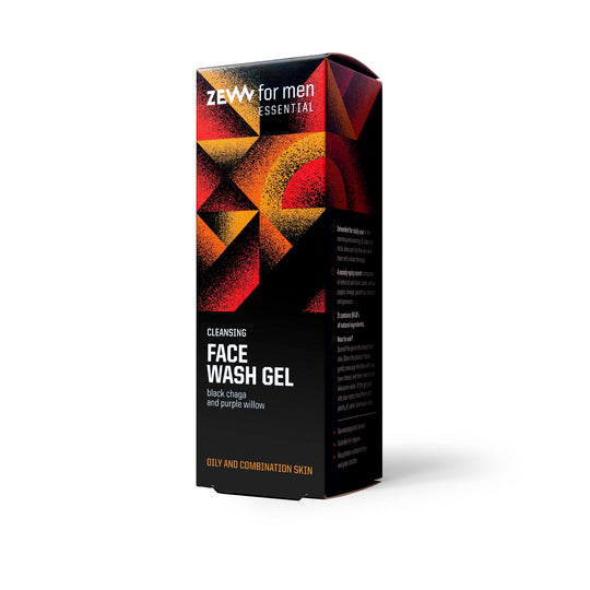 Zew For Men Rensende Ansiktsvask Gel / Fet Hud