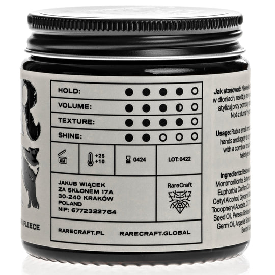 ON DEMAND BARBERS - Harden Golden Fleece Rarecraft Clay Hår Pomade 100g