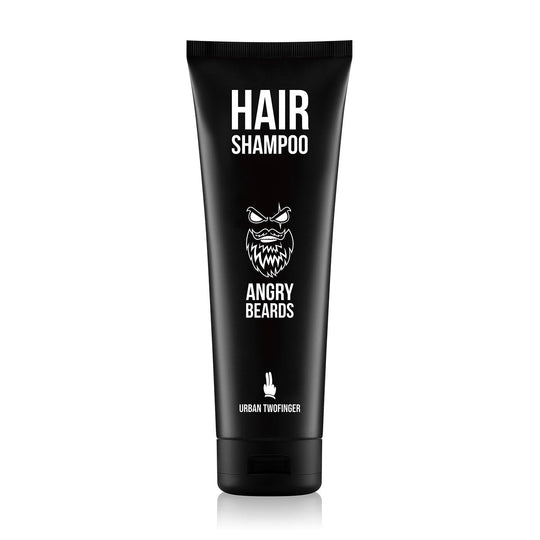 Angry Beards Urban Twofinger Hårsjampo 230ml - Tuxedo.no - On Demand Barbers - Nettbuttik Oslo Norway Barbershop