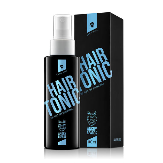 Angry Beards Hår &amp; Skjegg Grooming Tonic 100ml (Anti Flass) - Tuxedo.no - On Demand Barbers - Oslo Norway Nettbutikk