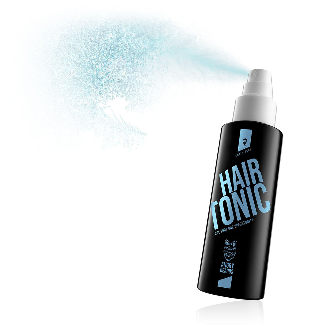 Angry Beards Hår &amp; Skjegg Grooming Tonic 100ml (Anti Flass) - Tuxedo.no - On Demand Barbers - Oslo Norway Nettbutikk