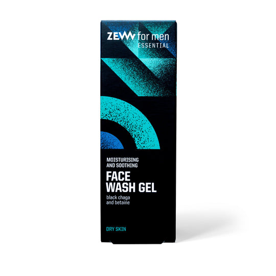 Zew For Men Fuktighetsgivende og Beroligende Ansiktsvask Gel / Tørr Hud - Tuxedo.no