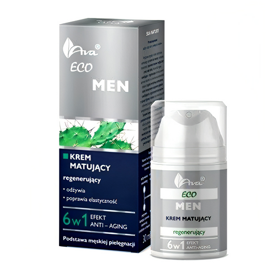 Ava Eco Men Mattende Ansiktskrem Regenererer 6 i 1