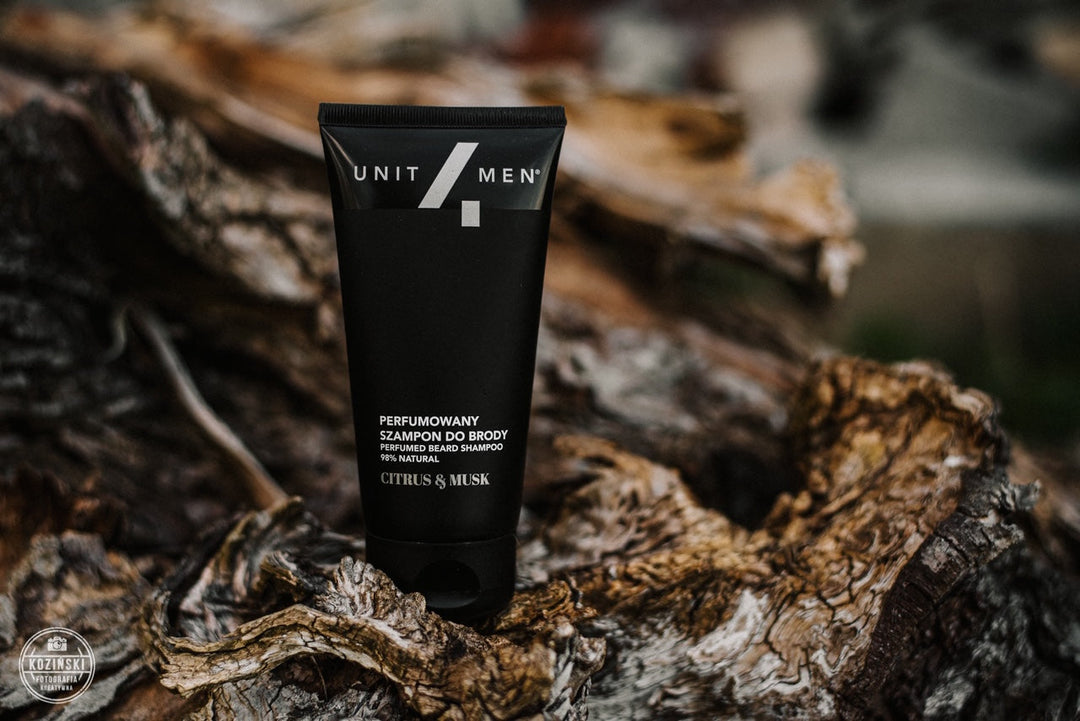 Unit4Men Skjeggsjampo Sitrus&amp;Musk 100ml- Tuxedo.no - Nettbutikk - On Demand Barbers Oslo Norway