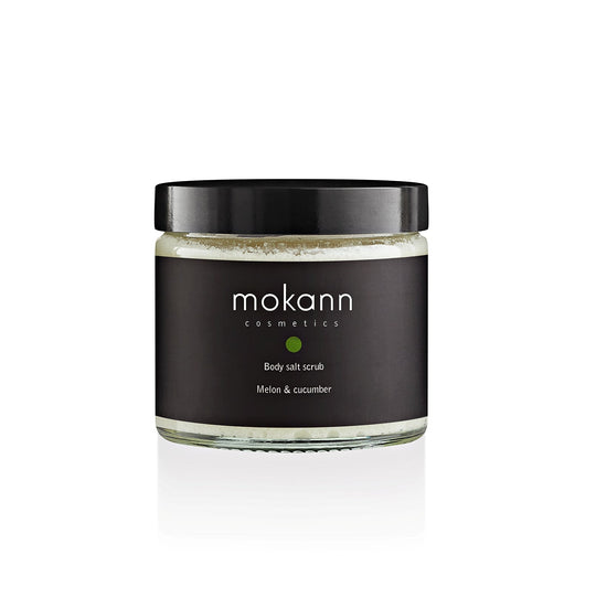 Mokann Skjegg &amp; Kroppssaltskrubb Melon og Agurk