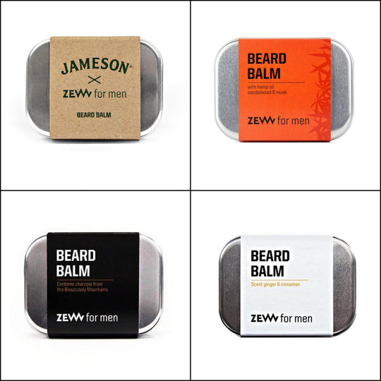 Zew For Men Skjeggbalsam Collection- Tuxedo.no - Nettbutikk - On Demand Barbers Oslo Norway