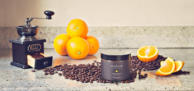 Mokann Body Salt Scrub - Coffee and Orange - Tuxedo.no - Online Shop - On Demand Barbers Oslo Norway