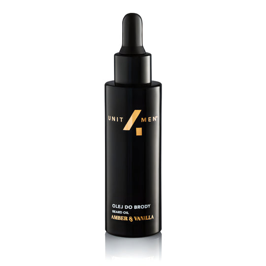 Unit4Men Skjeggolje Rav &amp; Vanilje 30ml- Tuxedo.no - Nettbutikk - On Demand Barbers Oslo Norway