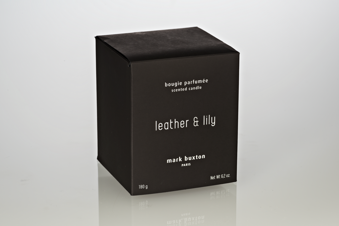 Mark Buxton Leather &amp; Lily Duftlys 180g