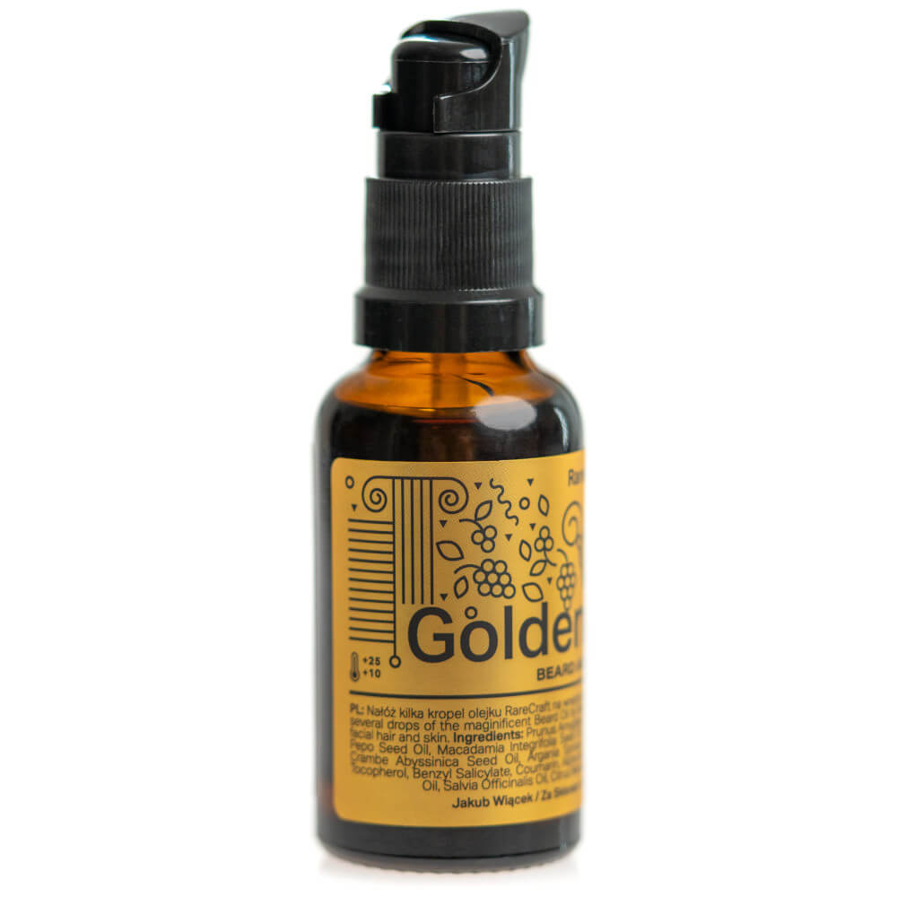 RareCraft Golden Fleece Skjeggolje 30ml