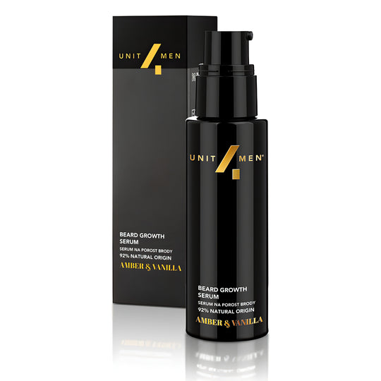 Unit4men Skjeggserum Amber&amp;Vanilje 30 ml- Tuxedo.no - Nettbutikk - On Demand Barbers Oslo Norway