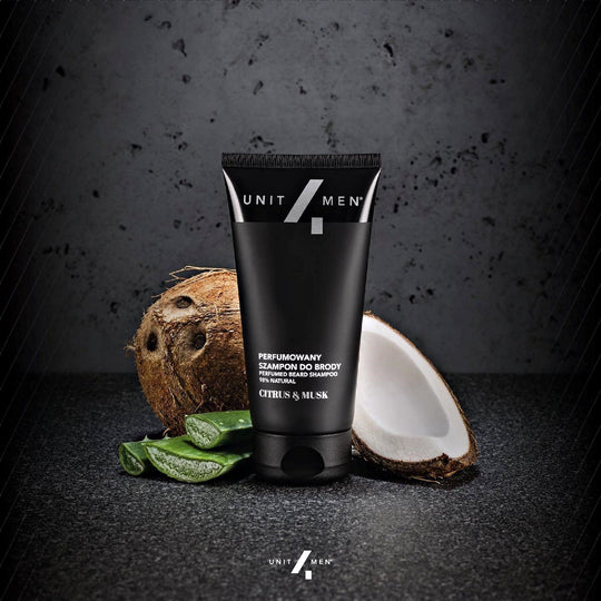 Unit4Men Skjeggsjampo Sitrus&amp;Musk 100ml- Tuxedo.no - Nettbutikk - On Demand Barbers Oslo Norway